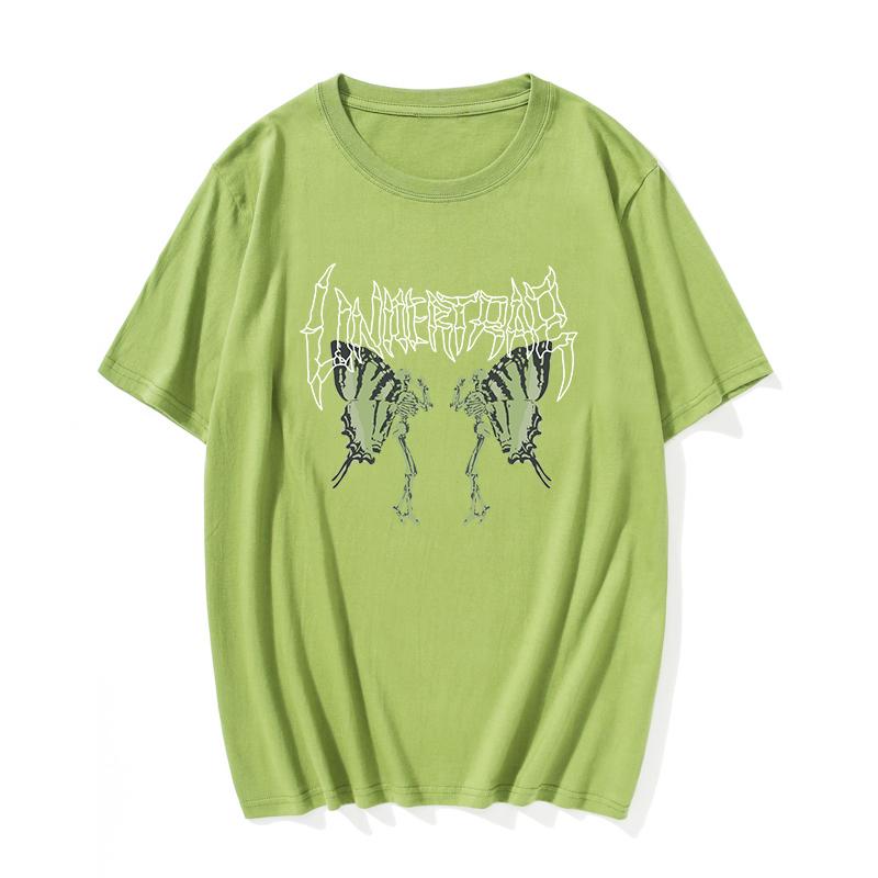 Хип-хоп Уличная одежда Топ с принтом скелета бабочки Ulzzang Harajuku Лето Черепа Панк Винтаж Гот Повседневная свободная одежда L
Хип-хоп Уличная одежда Топ с принтом скелета бабочки Ulzzang Harajuku Лето Черепа Панк Винтаж Гот Повседневная свободная одежда L