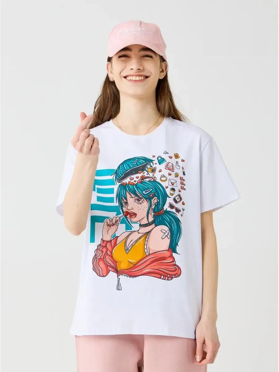 T-shirt with anime print M
T-shirt with anime print M