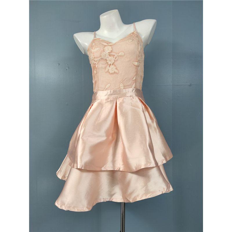 Fairy Open Back Smooth Satin Graceful Princess Dress Sling Pink M
Fairy Open Back Smooth Satin Graceful Princess Dress Sling Pink M