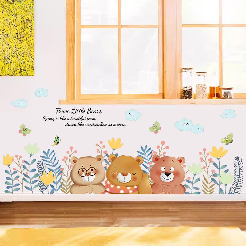 Children s room wall decoration kindergarten wall fence background wall sticker cute cartoon skirting self-adhesive wall sticker 60*90
Children s room wall decoration kindergarten wall fence background wall sticker cute cartoon skirting self-adhesive wall sticker 60*90