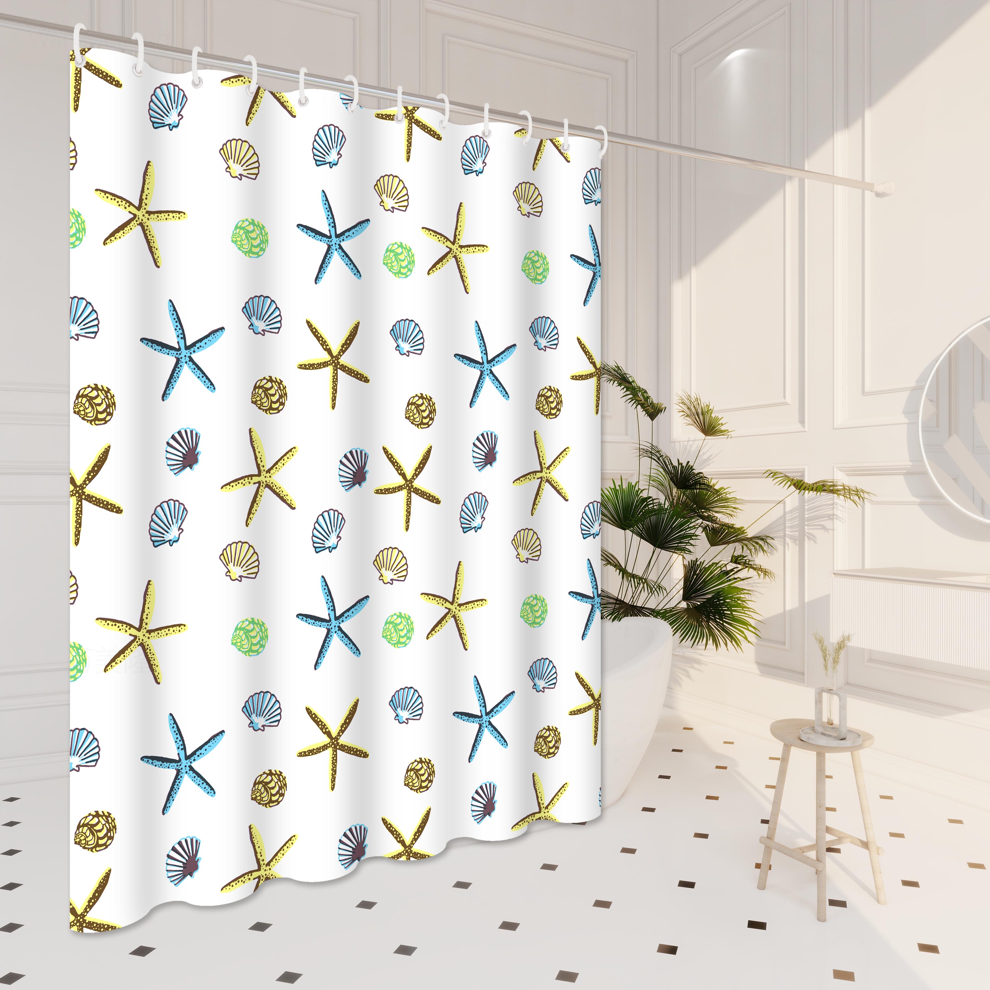 Starfish Pattern Shower Curtain, Bathroom Partition Curtain, Suitable for Multiple Settings to Enhance the Ambiance of the Space 120*180cm
Starfish Pattern Shower Curtain, Bathroom Partition Curtain, Suitable for Multiple Settings to Enhance the Ambiance of the Space 120*180cm