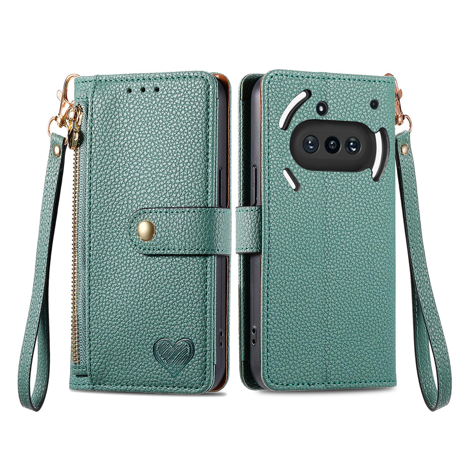 For Nothing Phone (3a) Case RFID Blocking Zipper Pocket Leather Wallet Phone Cover with Strap Black
For Nothing Phone (3a) Case RFID Blocking Zipper Pocket Leather Wallet Phone Cover with Strap Black
