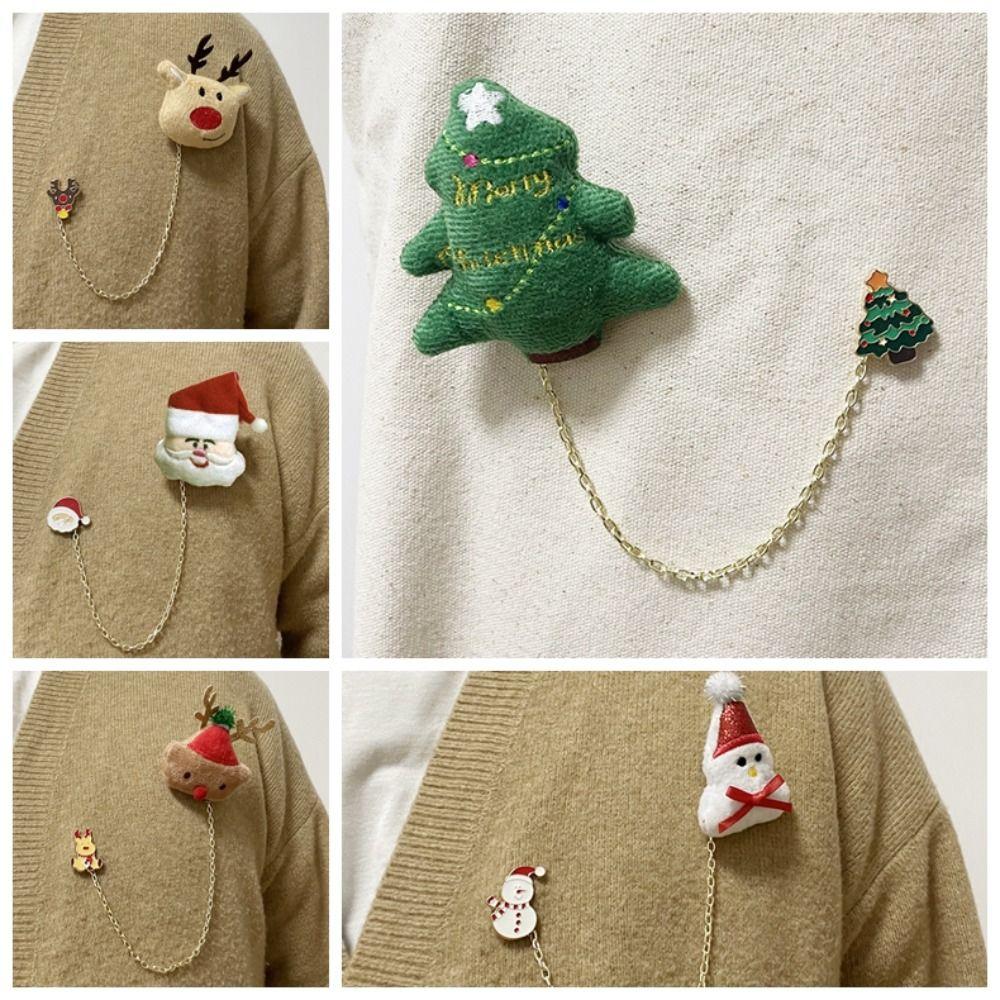 Clothing Decoration Plush Chain Brooch Snowman Elk Clothes Badge Pins Christmas Brooch Backpacks Style 5
Clothing Decoration Plush Chain Brooch Snowman Elk Clothes Badge Pins Christmas Brooch Backpacks Style 5