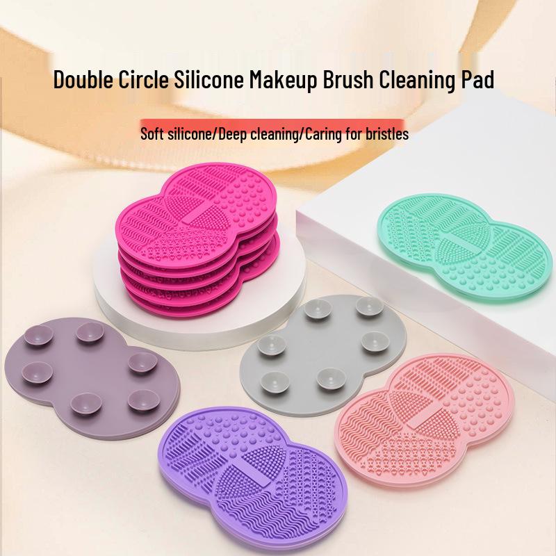Silicone Makeup Cleaning Pad with Suction Cup - Double Circle Design Double Circle Cleaning Pad світло-зелений колір
Silicone Makeup Cleaning Pad with Suction Cup - Double Circle Design Double Circle Cleaning Pad світло-зелений колір