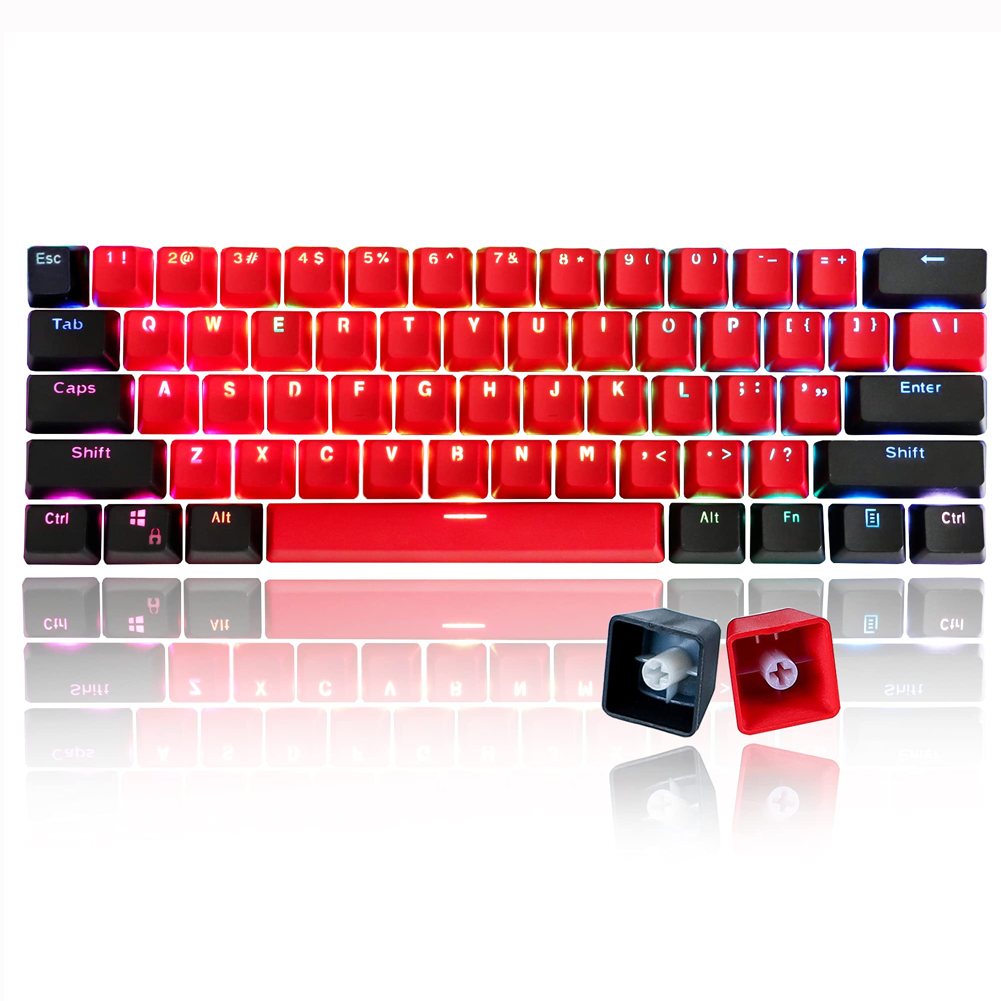 GTSP 61 Red Keycap Keycap Set PBT OEM Ducky Keycap with Key Puller Compatible with Cherry MX Switch Mechanical Gaming Keyboard A 60% (Milano
GTSP 61 Red Keycap Keycap Set PBT OEM Ducky Keycap with Key Puller Compatible with Cherry MX Switch Mechanical Gaming Keyboard A 60% (Milano