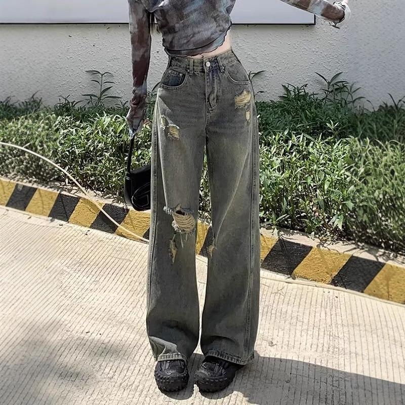 Women s High Waist Retro Raw Edge Ripped Jeans - Spring/Autumn 2025 Wide Leg Slimming Pants 2XL
Women s High Waist Retro Raw Edge Ripped Jeans - Spring/Autumn 2025 Wide Leg Slimming Pants 2XL