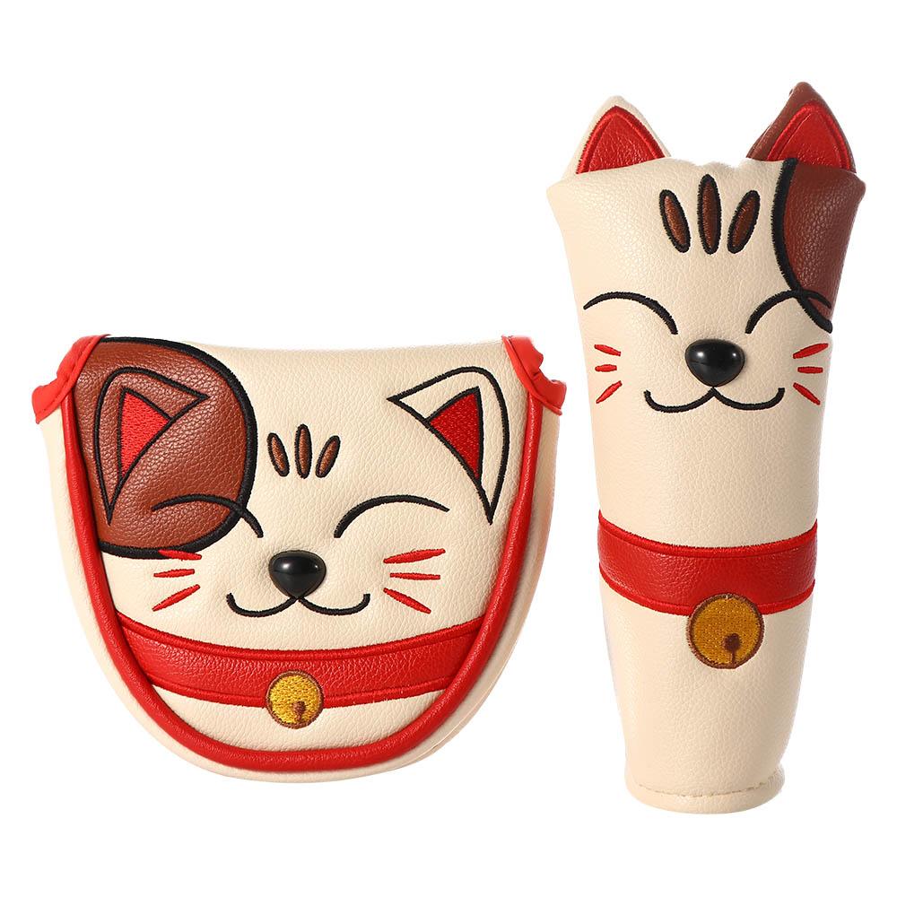 Club Head Protector PU Leather Golf Putter Cover Blade Mallet Putter Lucky Cat Golf Club Headcovers For Hybrid
Club Head Protector PU Leather Golf Putter Cover Blade Mallet Putter Lucky Cat Golf Club Headcovers For Hybrid
