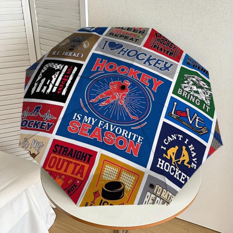 1pc Hockey Season Love Quotes Umbrella with Plastic Handle,Suitable for All Seasons Home Travel Outdoor UmbrellaDD529
1pc Hockey Season Love Quotes Umbrella with Plastic Handle,Suitable for All Seasons Home Travel Outdoor UmbrellaDD529