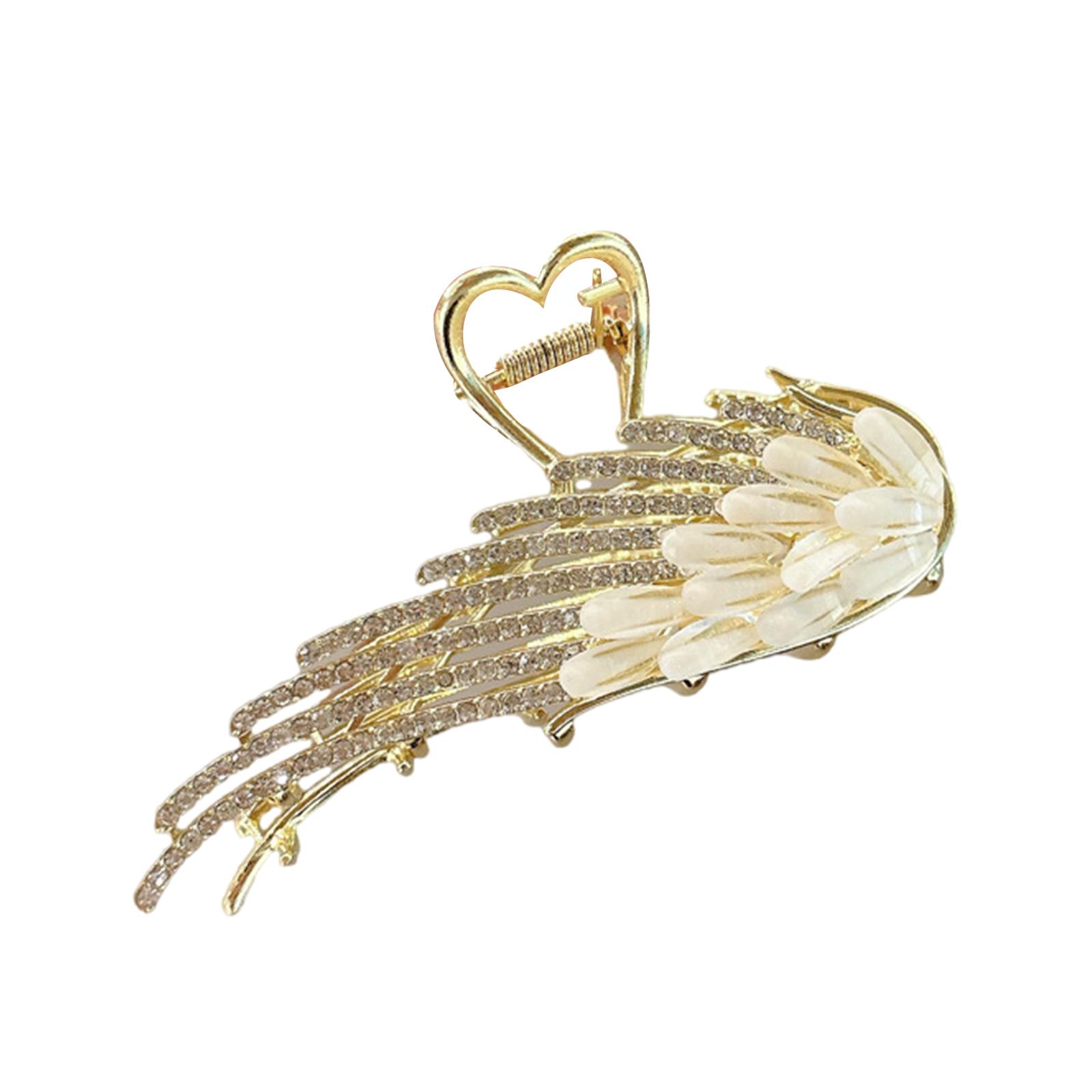 Elegant Rhinestones Hair Claw Hair Accessory With Heart Wing Shape Perfect For Women Everyday Wear and Evening Party золотой
Elegant Rhinestones Hair Claw Hair Accessory With Heart Wing Shape Perfect For Women Everyday Wear and Evening Party золотой