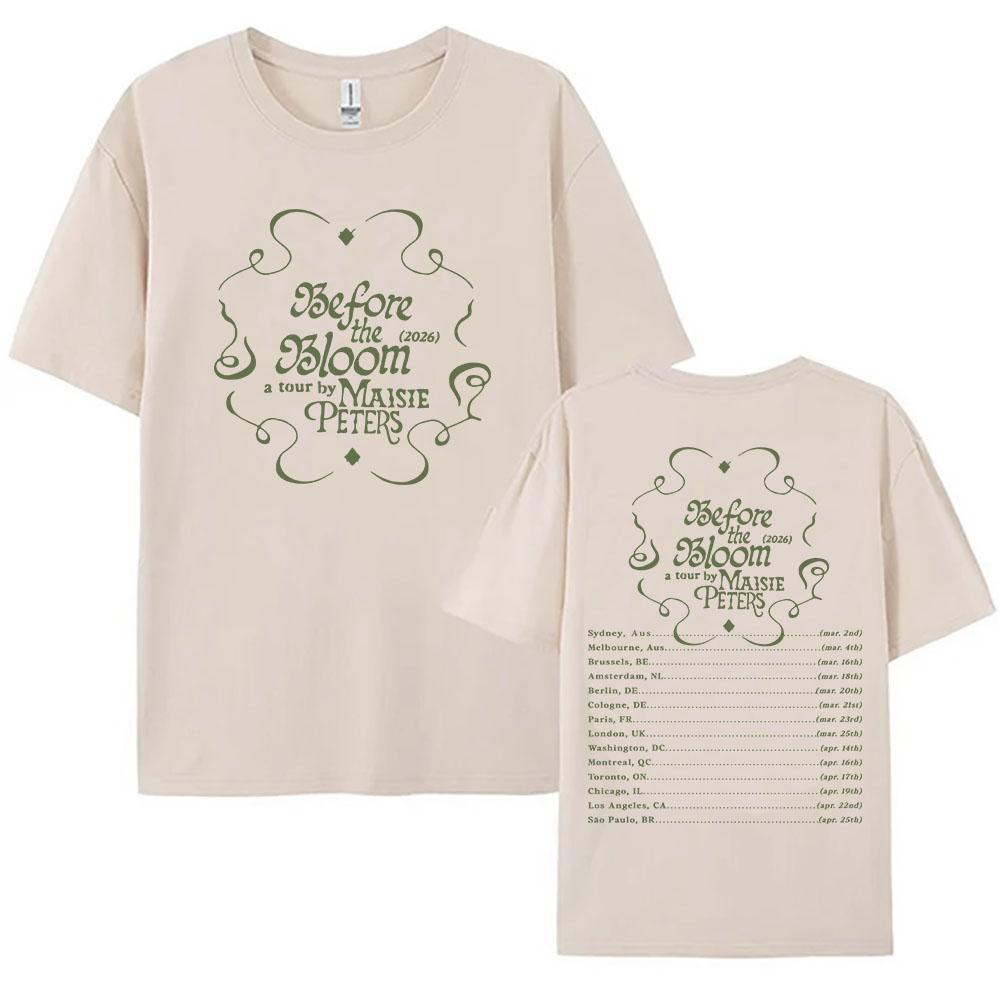 Maisie Peters Florescence Tour 2026 Tshirts Summer Cotton Women/Men T-shirt Unisex Streetwear O-neck Fashion Design Print Merch XS
Maisie Peters Florescence Tour 2026 Tshirts Summer Cotton Women/Men T-shirt Unisex Streetwear O-neck Fashion Design Print Merch XS