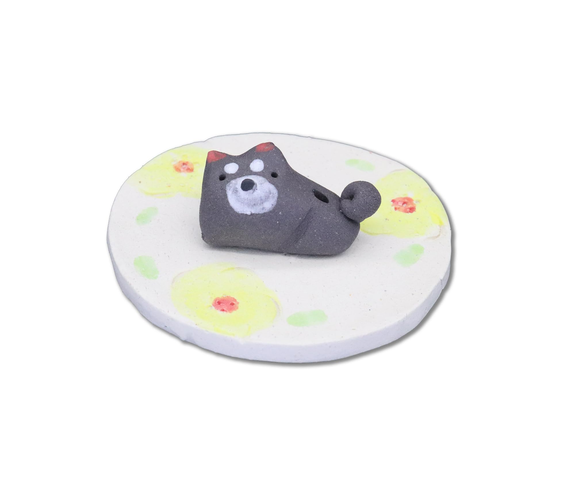 Craftsman House Incense Cute Flower Black Shiba Made in Japan Holder, Plate, Inu,
Craftsman House Incense Cute Flower Black Shiba Made in Japan Holder, Plate, Inu,