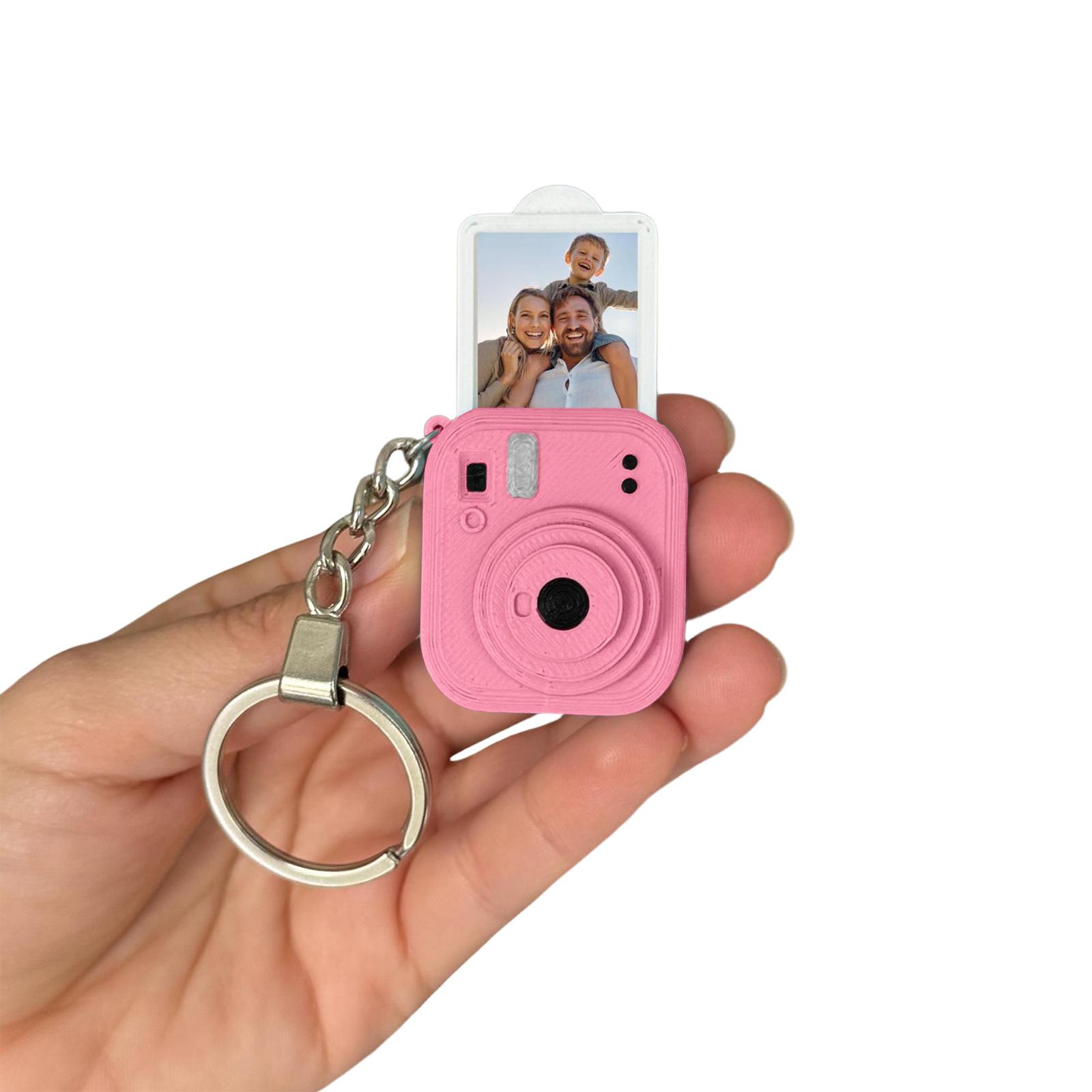 Customizable Photo Camera Keychain рожевий
Customizable Photo Camera Keychain рожевий