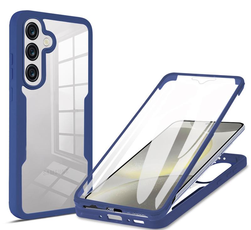 360 Full Transparent Case For Samsung Galaxy A07 A17 A37 A57 5G Shockproof TPU Clear PC With Screen Protection Cover For Galaxy A07 синій
360 Full Transparent Case For Samsung Galaxy A07 A17 A37 A57 5G Shockproof TPU Clear PC With Screen Protection Cover For Galaxy A07 синій