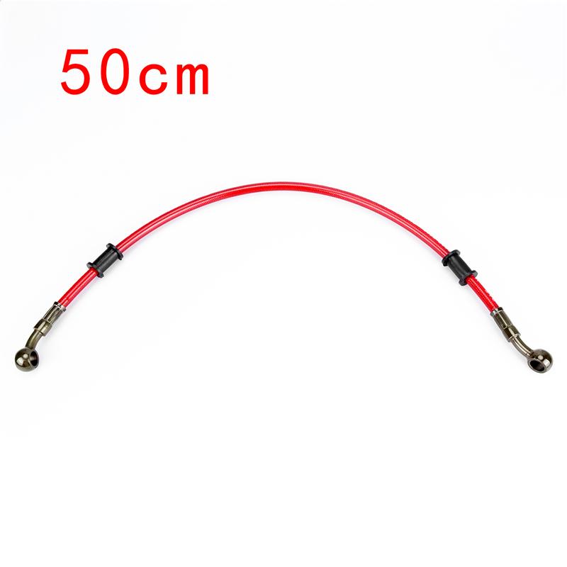M10 50-120cm Motorcycle Dirt Bike Braided Line Steel Brake Hose Cable Hydraulic Banjo Pipe Universal Fit Racing Red50cm
M10 50-120cm Motorcycle Dirt Bike Braided Line Steel Brake Hose Cable Hydraulic Banjo Pipe Universal Fit Racing Red50cm