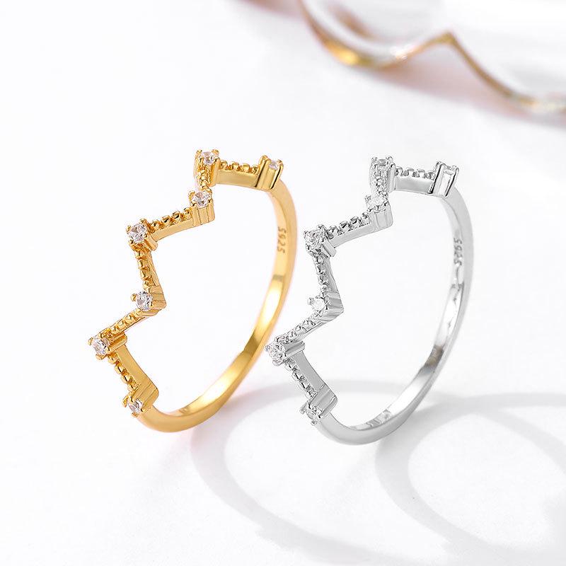 Women s Electrocardiogram Design Ring in 18K Gold-Plated S925 Sterling Silver - European, American, Japanese & Korean Style. Size 6 платиновый
Women s Electrocardiogram Design Ring in 18K Gold-Plated S925 Sterling Silver - European, American, Japanese & Korean Style. Size 6 платиновый