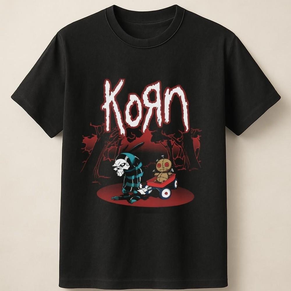 Korn Horror Cartoon With Puppet And Clown In Forest Spotlight Unisex T Shirt Unisex T-Shirt XXL
Korn Horror Cartoon With Puppet And Clown In Forest Spotlight Unisex T Shirt Unisex T-Shirt XXL