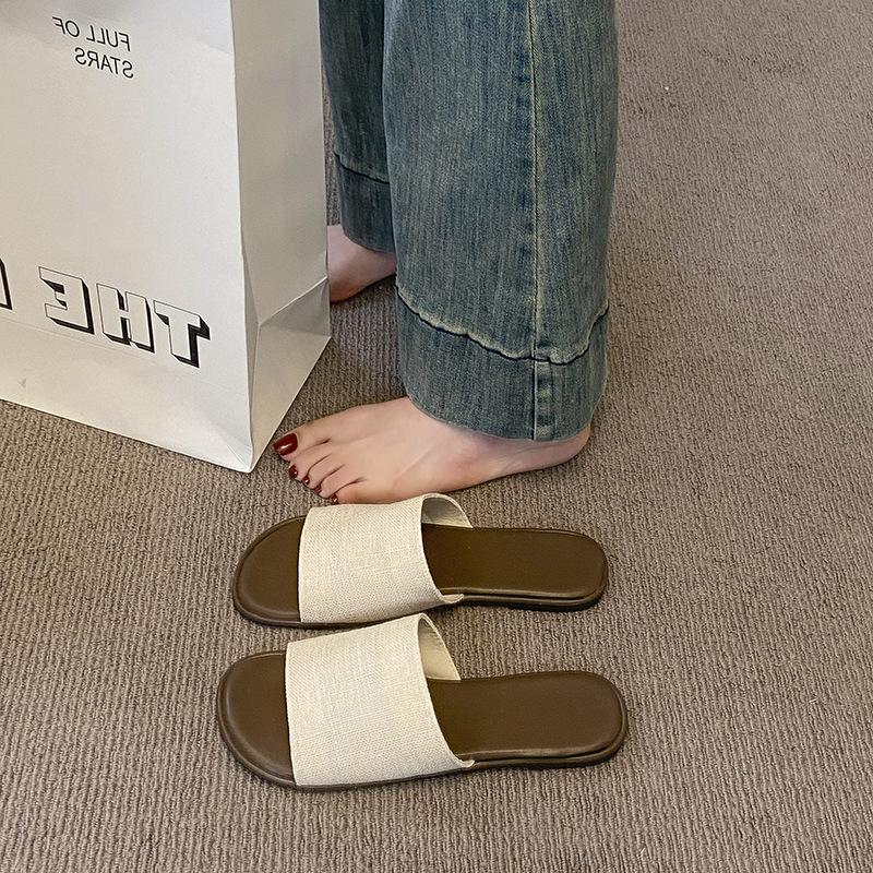 One-word slippers women s summer vacation beach shoes new casual open-toed flat-bottomed non-slip cool slippers 35
One-word slippers women s summer vacation beach shoes new casual open-toed flat-bottomed non-slip cool slippers 35