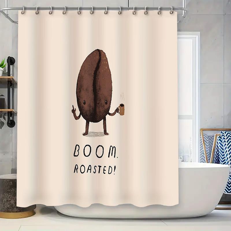 Coffee Lover Shower Curtain Funny Coffee Bean Decor Bathroom Set Waterproof Fabric Washable Home Decor Gifts W60H190(CM)-1 Pcs
Coffee Lover Shower Curtain Funny Coffee Bean Decor Bathroom Set Waterproof Fabric Washable Home Decor Gifts W60H190(CM)-1 Pcs