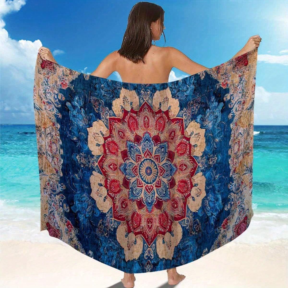 Ethnic Red Blue Mandala Beach Towel -Fast drying absorbent, lightweight ultra-fine fiber,quick delivery for summer beach towel W30*H60(CM)
Ethnic Red Blue Mandala Beach Towel -Fast drying absorbent, lightweight ultra-fine fiber,quick delivery for summer beach towel W30*H60(CM)