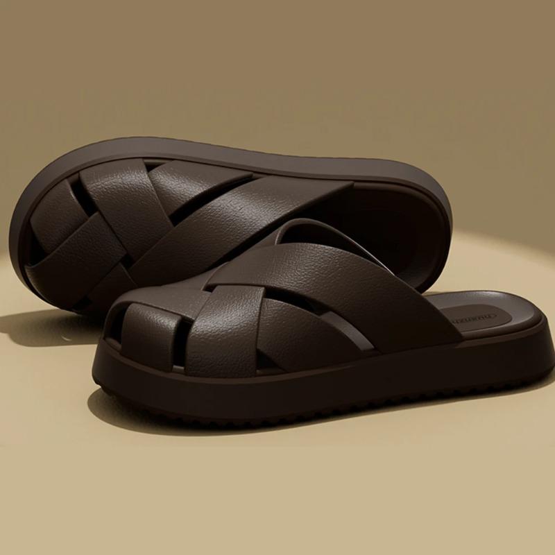 BASATU Men Summer Anti-slip EVA Closed-Toes Slippers Soft Outdoor Baotou Sandals Couple Unisex Home Indoor House Shoes Footwear 36-37 чорний
BASATU Men Summer Anti-slip EVA Closed-Toes Slippers Soft Outdoor Baotou Sandals Couple Unisex Home Indoor House Shoes Footwear 36-37 чорний