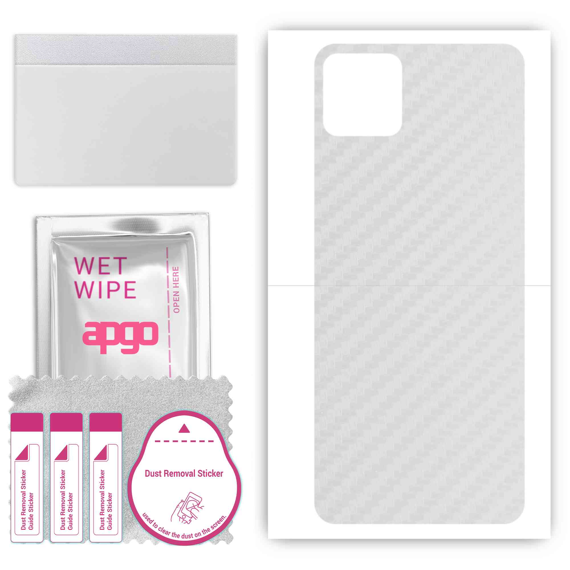apgo Protective Skin Sticker for the back compatible with Honor Play 20a, Wrap Film, Foil, Vinyl - Pattern Transparent Carbon
apgo Protective Skin Sticker for the back compatible with Honor Play 20a, Wrap Film, Foil, Vinyl - Pattern Transparent Carbon