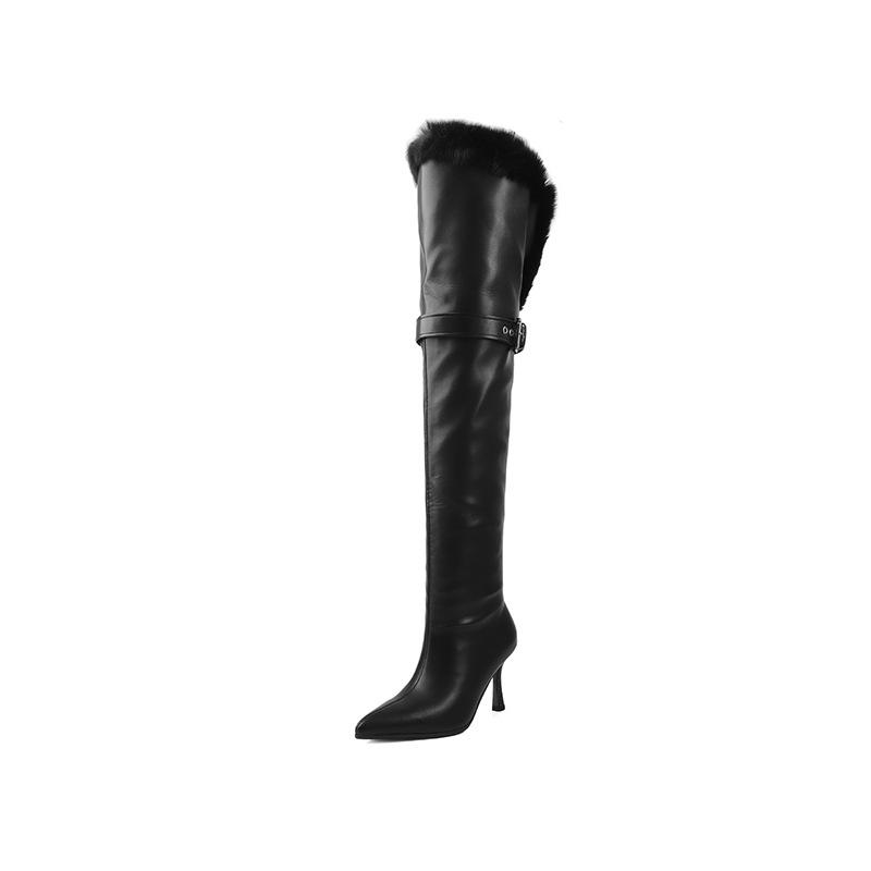 8cm Black Fashion Plus Velvet Warm Over-the-Knee Stiletto Boots - 2026 Autumn/Winter Pointed Toe Pleated Long Boots. 34 чёрный
8cm Black Fashion Plus Velvet Warm Over-the-Knee Stiletto Boots - 2026 Autumn/Winter Pointed Toe Pleated Long Boots. 34 чёрный