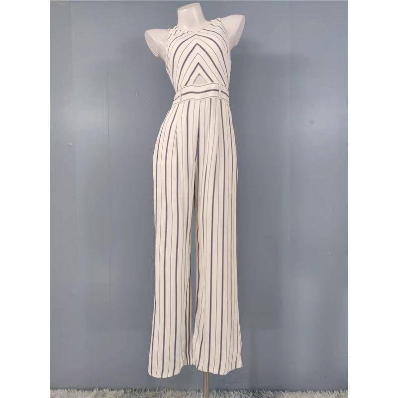 Заказ внешней торговли FN Высококачественная текстура Аура королевской сестры Черно-белая полоска Удобные Элегантные Французский стиль Широкие брюки-комбинезон Black and White Stripes L/12
Заказ внешней торговли FN Высококачественная текстура Аура королевской сестры Черно-белая полоска Удобные Элегантные Французский стиль Широкие брюки-комбинезон Black and White Stripes L/12