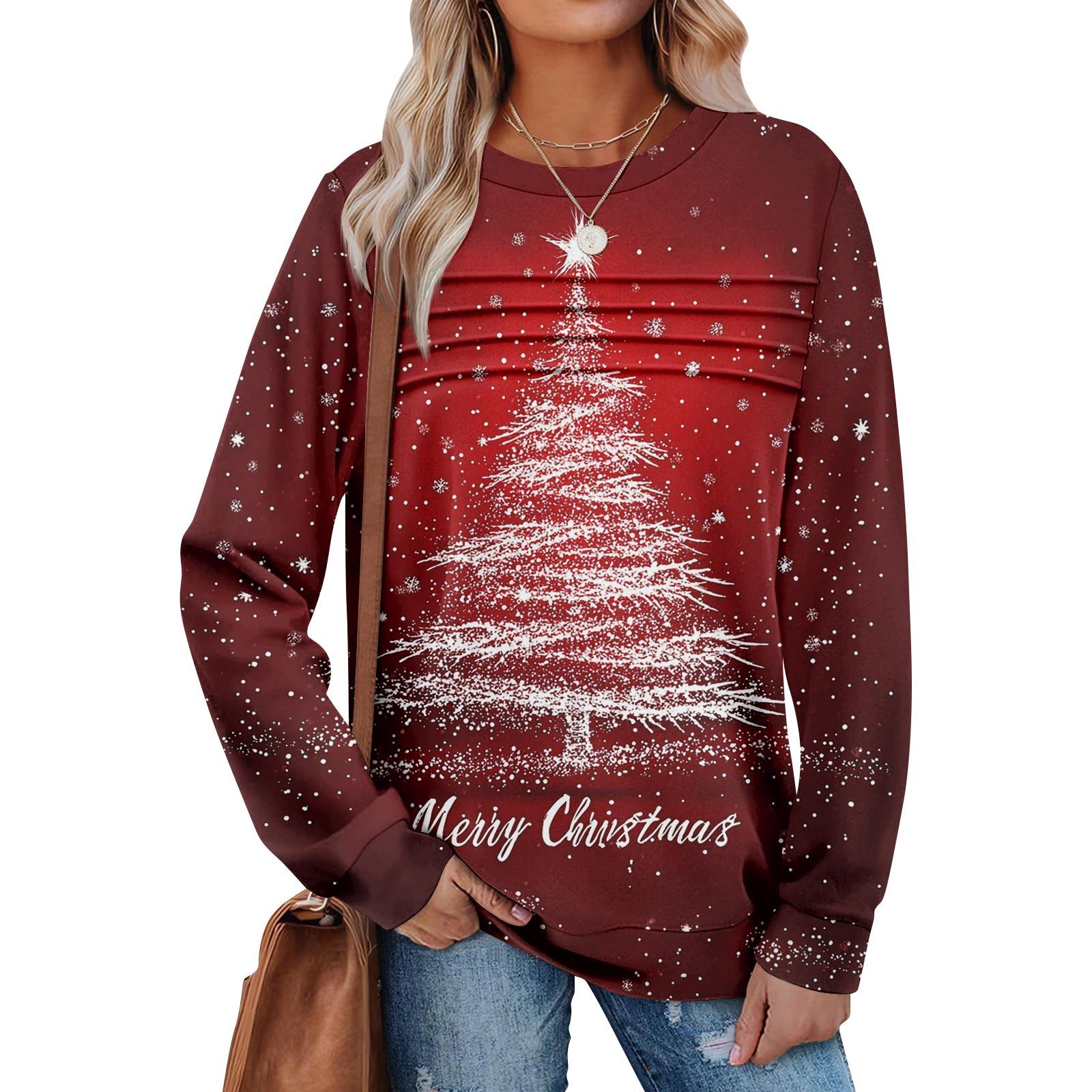 Женский повседневный свитшот с длинным рукавом и круглым вырезом, приталенный плиссированный топ XXL красный
Женский повседневный свитшот с длинным рукавом и круглым вырезом, приталенный плиссированный топ XXL красный