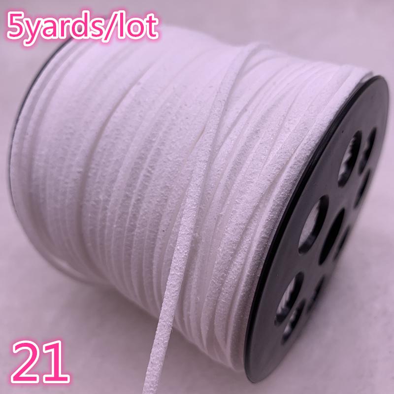 New 5yards/lot 3mm Flat Faux Suede Braided Cord Korean Velvet Leather Handmade Beading Bracelet Jewelry Making String Rope
New 5yards/lot 3mm Flat Faux Suede Braided Cord Korean Velvet Leather Handmade Beading Bracelet Jewelry Making String Rope