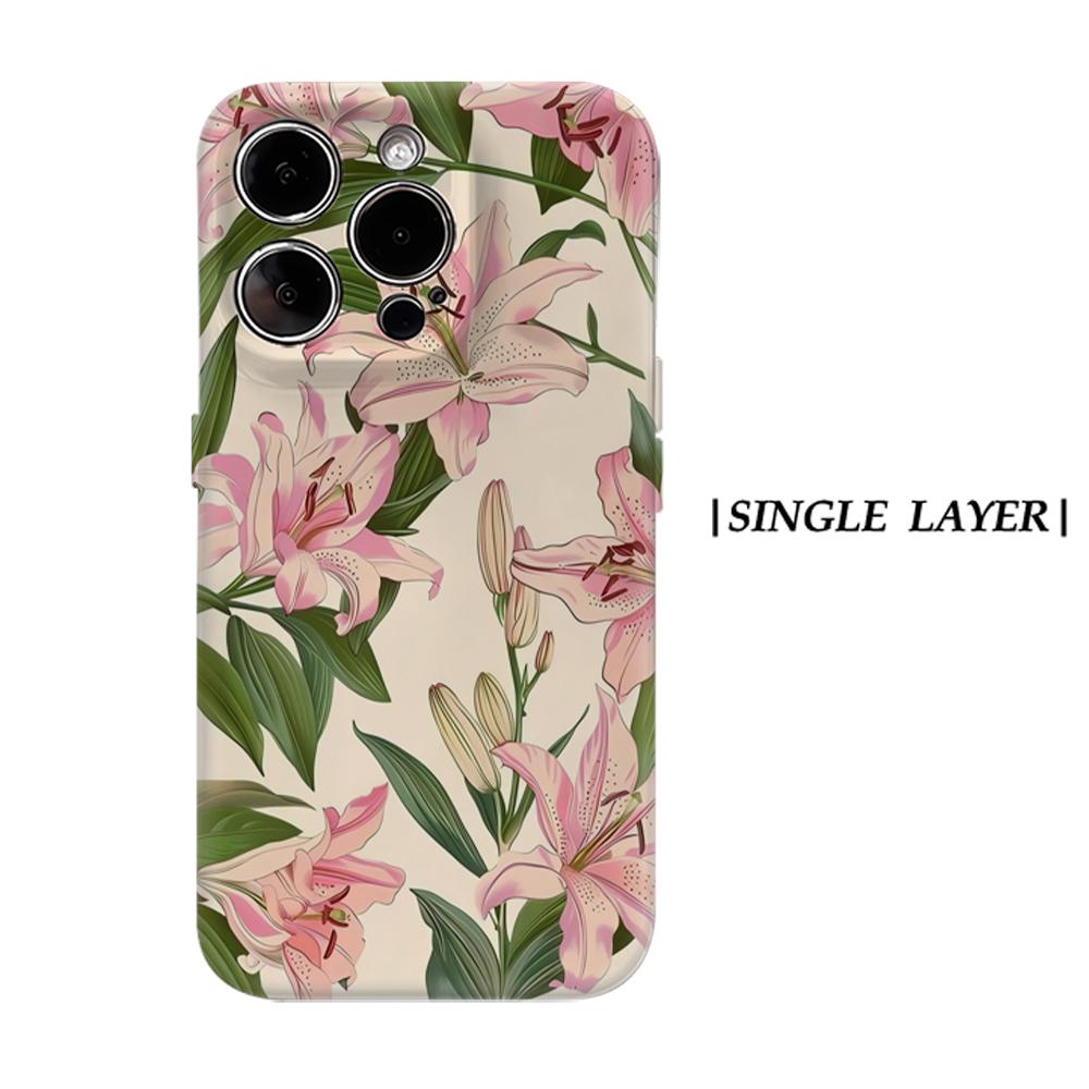 Pink Lilies Phone Case for iPhone 17 16 15 14 13 12 11 X XS XR XSMAX 7 8 Air Pro Max Plus Luxury Double-layer Back Cover iPhone 17 Pro
Pink Lilies Phone Case for iPhone 17 16 15 14 13 12 11 X XS XR XSMAX 7 8 Air Pro Max Plus Luxury Double-layer Back Cover iPhone 17 Pro