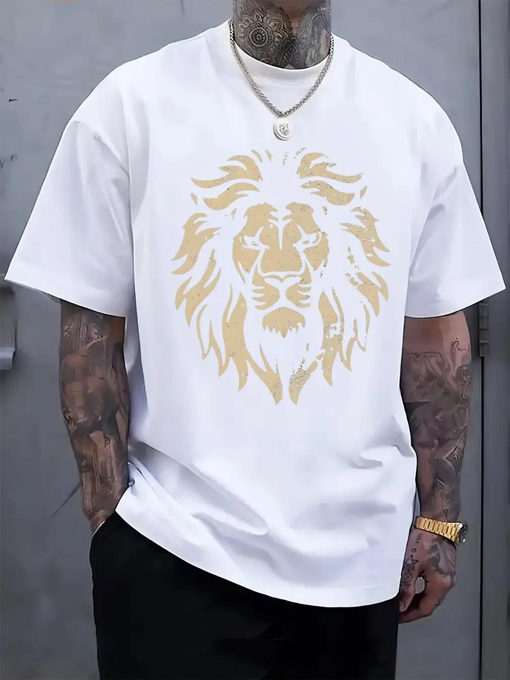 Vintage Lion Head Graphic T-shirt - 95% Polyester 5% Elastane Blend S
Vintage Lion Head Graphic T-shirt - 95% Polyester 5% Elastane Blend S