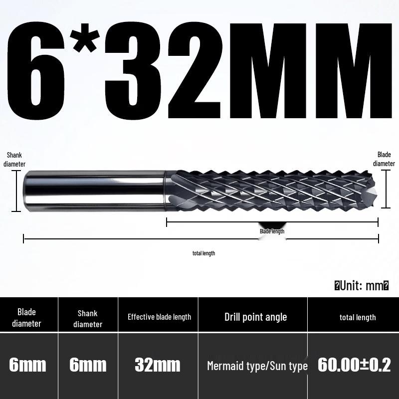 Aokewen Tungsten Steel Corn End Mill
Aokewen Tungsten Steel Corn End Mill