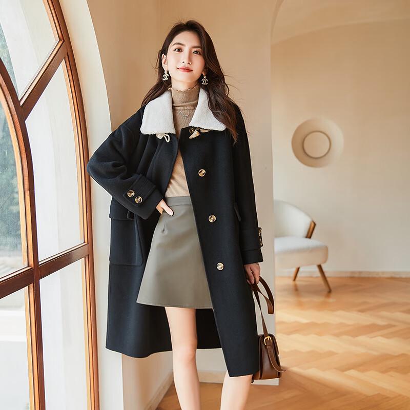 VICTORIA&VERA Women s Fur Collar Wool Blend Coat L
VICTORIA&VERA Women s Fur Collar Wool Blend Coat L