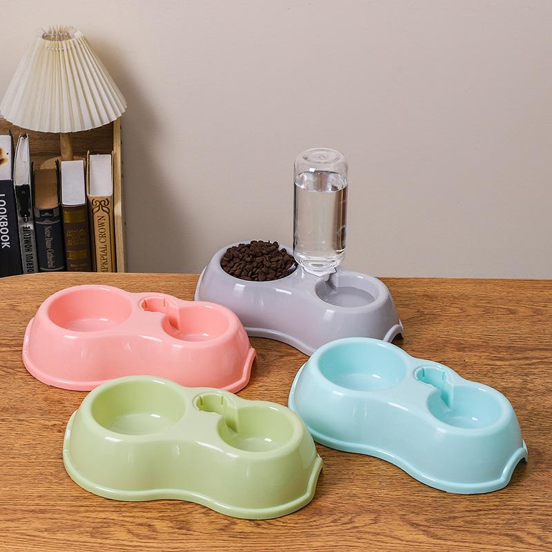 Thickened Dog Cat Drinking and Eating Dual-Use Rice Bowl Automatic Feeding Water Fountain Pet Supplies
Thickened Dog Cat Drinking and Eating Dual-Use Rice Bowl Automatic Feeding Water Fountain Pet Supplies