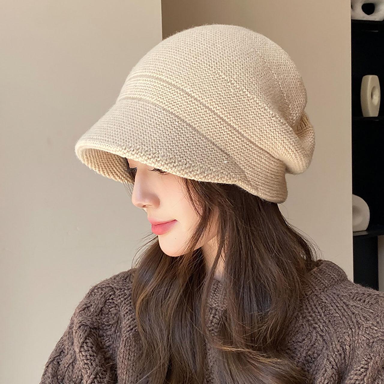 Winter Knit Beanie Hat for Women Solid Color Baggy Slouchy Cap Female Lady Outdoor Windproof Short Brim Peaked Caps бежевый
Winter Knit Beanie Hat for Women Solid Color Baggy Slouchy Cap Female Lady Outdoor Windproof Short Brim Peaked Caps бежевый