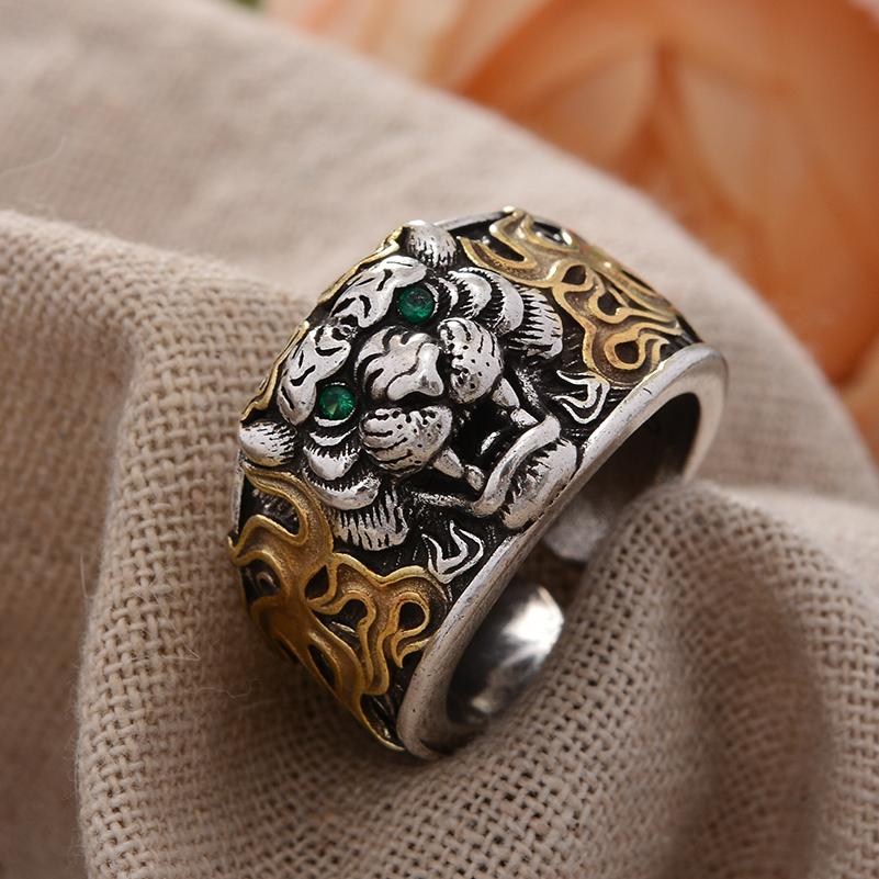 Domineering Personality Retro Tiger Animal Thai Silver Man Punk Ring Rock Party Gifts Promotion Cheap Never Fade resizable
Domineering Personality Retro Tiger Animal Thai Silver Man Punk Ring Rock Party Gifts Promotion Cheap Never Fade resizable