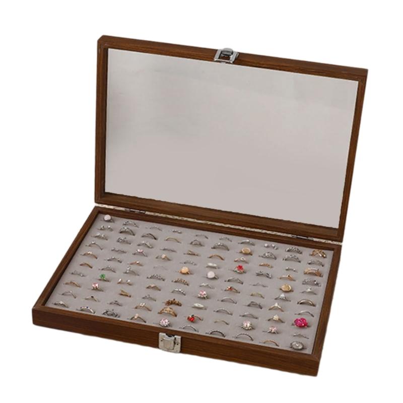 Chic Wood Earring Holder with Lid Wood Jewelry Collection Box with Partitions and Lid Elegant Presentation Tray
Chic Wood Earring Holder with Lid Wood Jewelry Collection Box with Partitions and Lid Elegant Presentation Tray