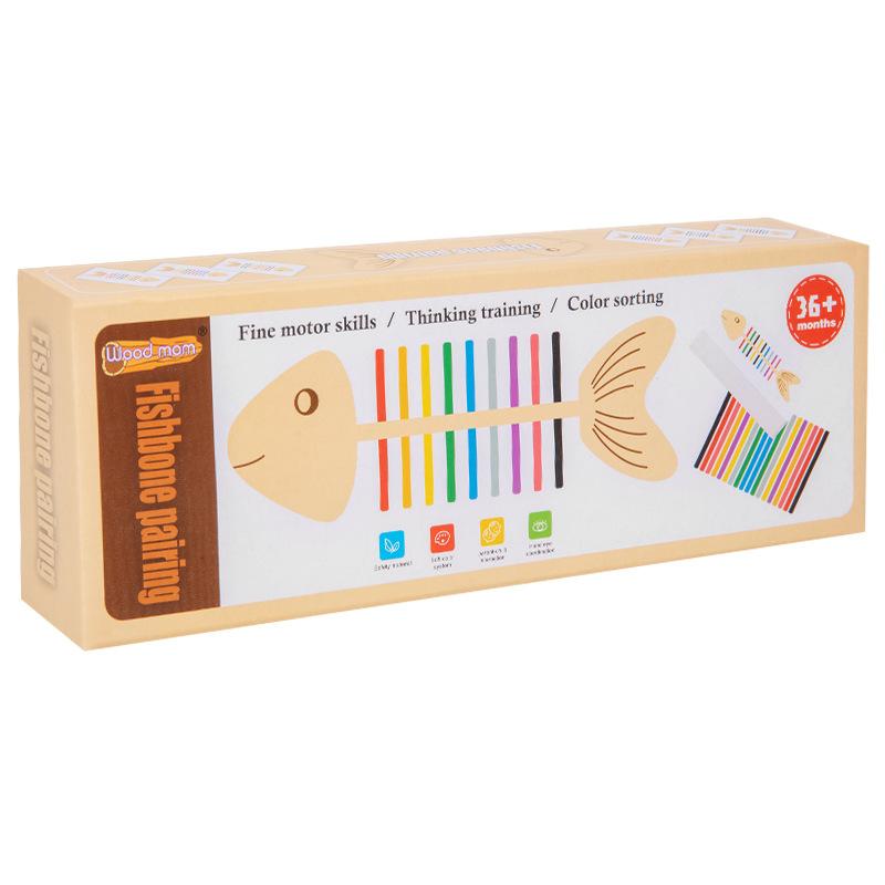 Fishbone Montessori Teaching Aids Fine Movement Training Young Children Color Matching Montessori Kindergarten Early Education Toys
Fishbone Montessori Teaching Aids Fine Movement Training Young Children Color Matching Montessori Kindergarten Early Education Toys