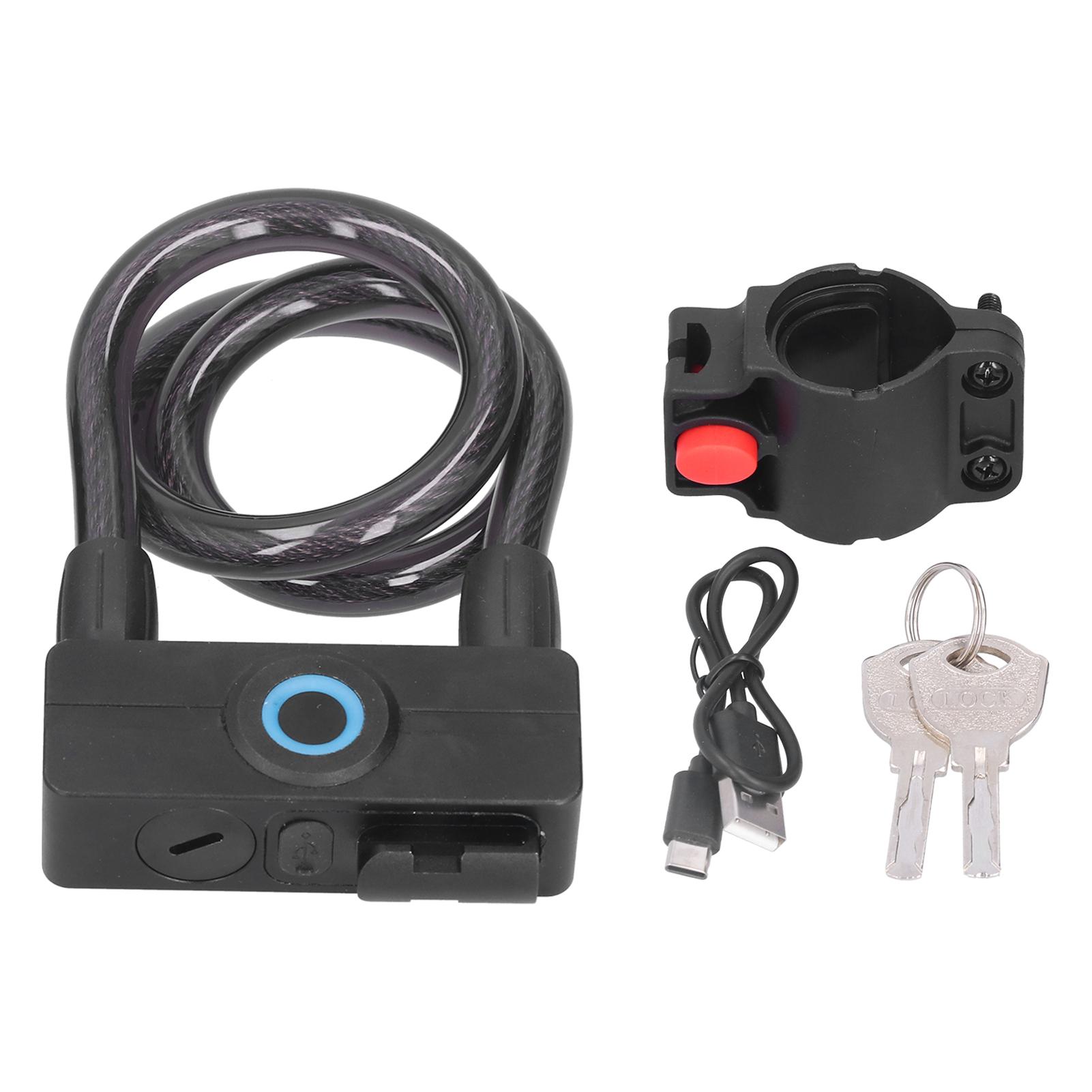 3.7V Lithium Battery Portable Fingerprint Bicycle Lock Bluetooth Intelligent Chain Lock for
3.7V Lithium Battery Portable Fingerprint Bicycle Lock Bluetooth Intelligent Chain Lock for