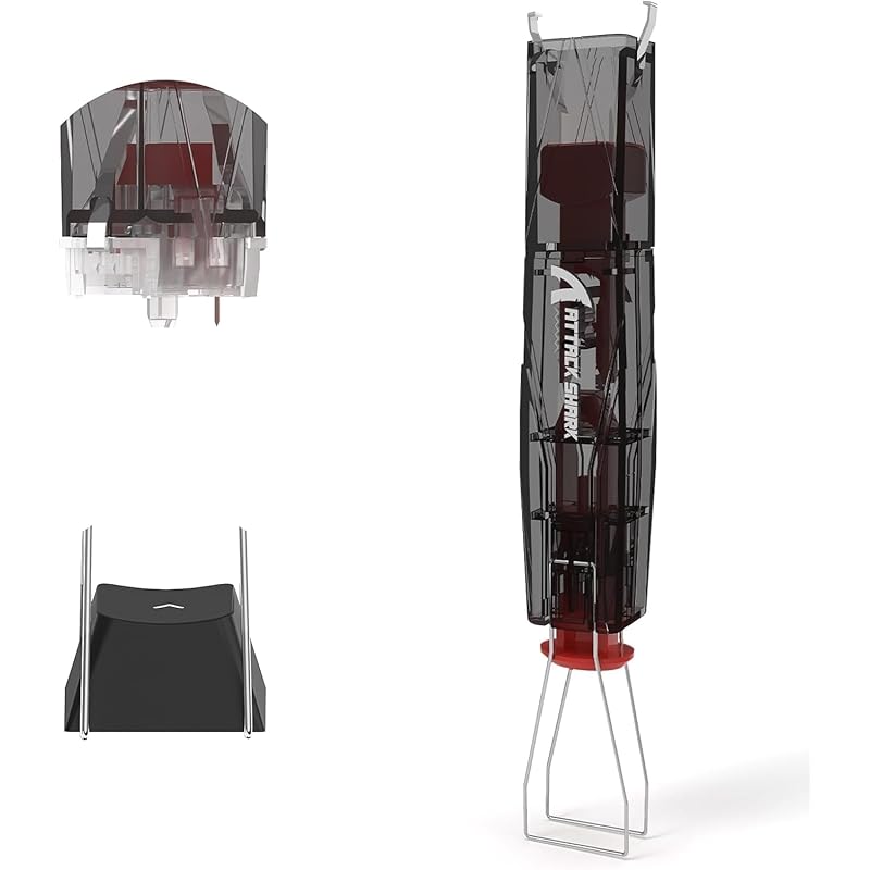 ATTACK SHARK KS01 Keycap Puller & Shaft Puller 2-in-1, Extraction Tool for Keyboard, Adjustable 304 Stainless Steel Keycap Remover, Transparent, Hot
ATTACK SHARK KS01 Keycap Puller & Shaft Puller 2-in-1, Extraction Tool for Keyboard, Adjustable 304 Stainless Steel Keycap Remover, Transparent, Hot