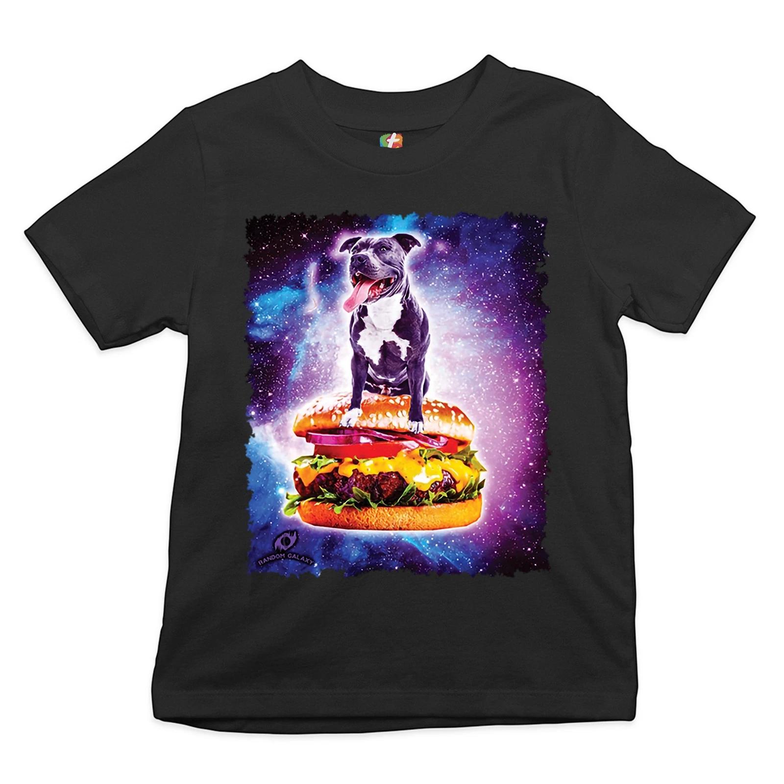 Pit Bull Riding a Burger Flying Through Galaxy Youth kids boys T-Shirt Funny Pet Kids 160
Pit Bull Riding a Burger Flying Through Galaxy Youth kids boys T-Shirt Funny Pet Kids 160