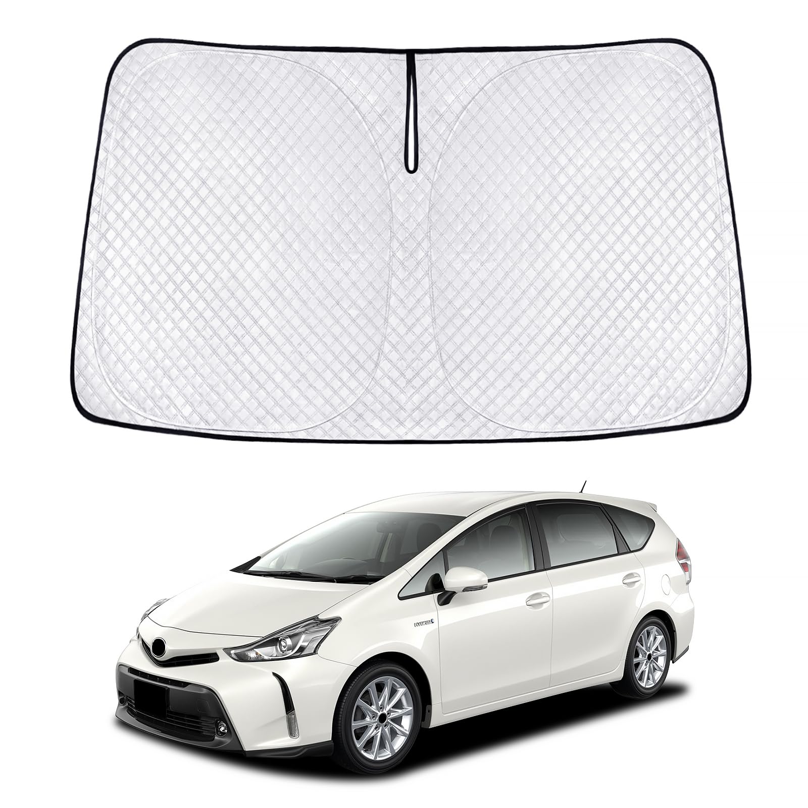 Новый Козырек для лобового стекла Prius 40-й серии, Автомобильный козырек от солнца, Защита от УФ-излучения, Солнечного света, Тепла, Для приватности в автомобиле, Индивидуальная деталь ZVW40W/ZVW41W - Козырек, специфичный для автомобиля, чёрный
Новый Козырек для лобового стекла Prius 40-й серии, Автомобильный козырек от солнца, Защита от УФ-излучения, Солнечного света, Тепла, Для приватности в автомобиле, Индивидуальная деталь ZVW40W/ZVW41W - Козырек, специфичный для автомобиля, чёрный