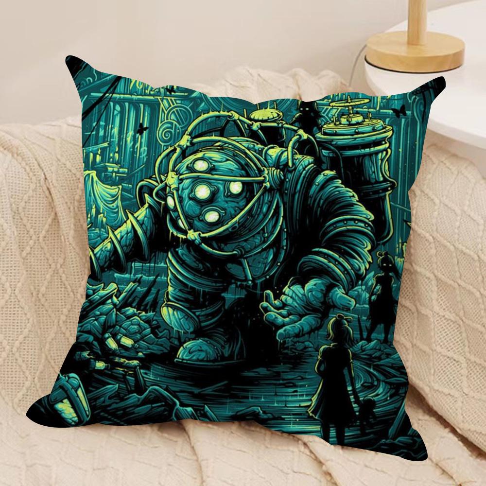 Fanart BBioshock RRapture Cushion Cover Soft Plush Fabric DoubleSided Printed Sofa Cushion Cover for All Seasons Home Decor 30x30cm
Fanart BBioshock RRapture Cushion Cover Soft Plush Fabric DoubleSided Printed Sofa Cushion Cover for All Seasons Home Decor 30x30cm