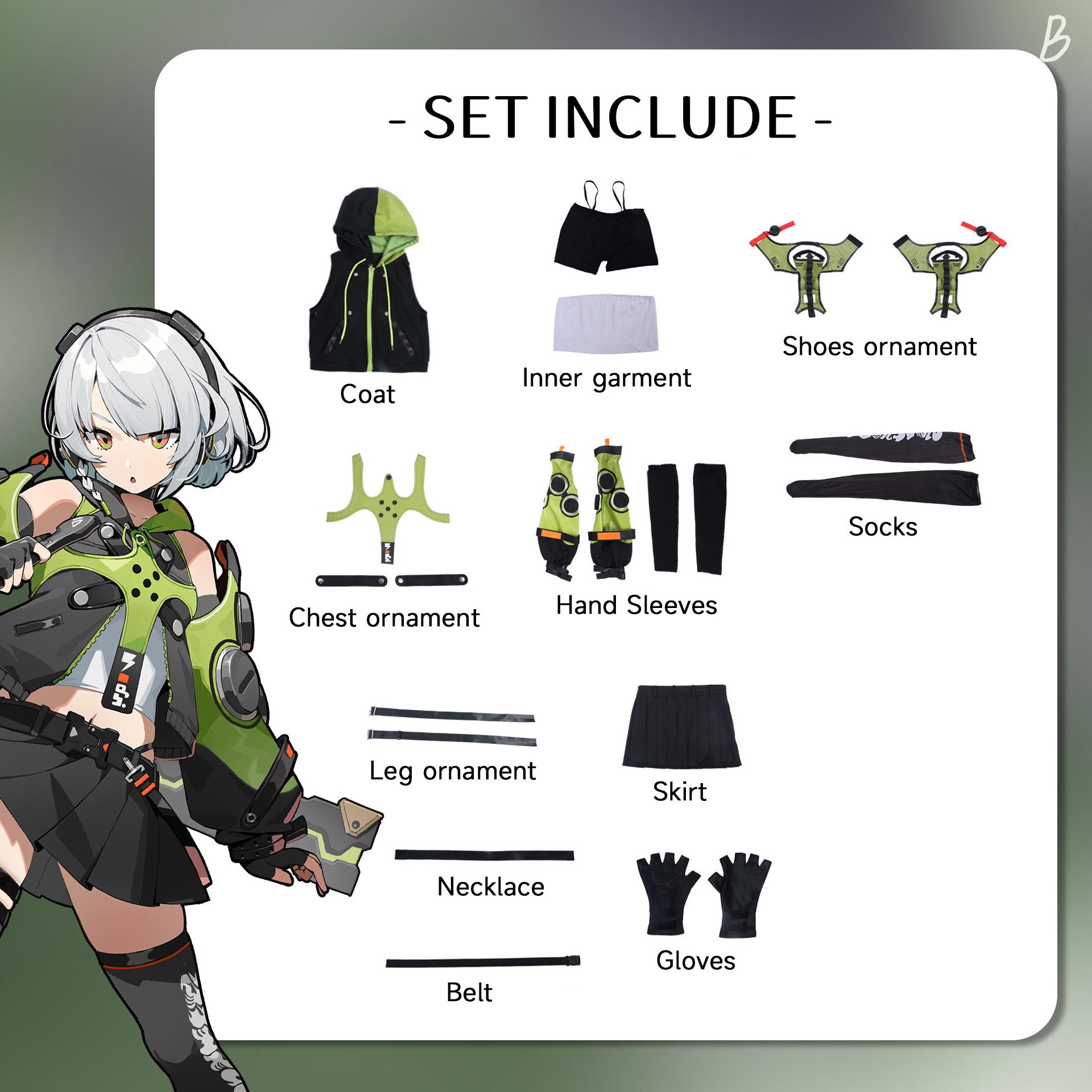 Anby Demara Косплей Костюм Zenless Zone Zero Карнавальная Униформа Парик Аниме Хэллоуин Костюмы Женщины Игра XXXL
Anby Demara Косплей Костюм Zenless Zone Zero Карнавальная Униформа Парик Аниме Хэллоуин Костюмы Женщины Игра XXXL