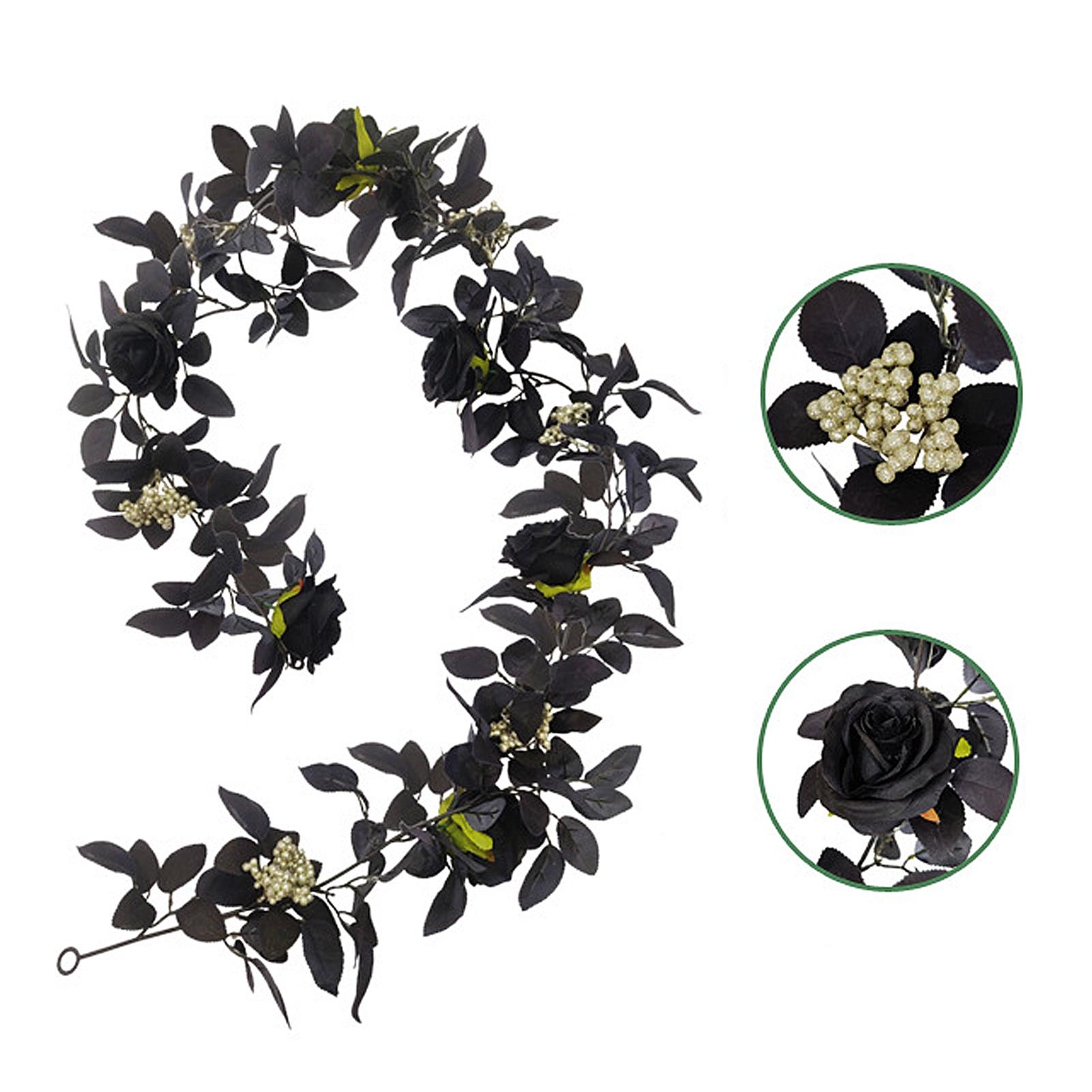 Artificial Rose Vine Decorative Hanging Flower Garland for Halloween Festival Decor 180cm
Artificial Rose Vine Decorative Hanging Flower Garland for Halloween Festival Decor 180cm