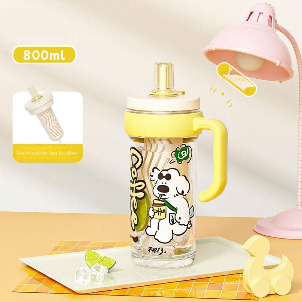 Large Capacity Cartoon Water Cup with Straw Milk Tea Cup Cartoon Plastic Water Bottle Summer жовтий
Large Capacity Cartoon Water Cup with Straw Milk Tea Cup Cartoon Plastic Water Bottle Summer жовтий