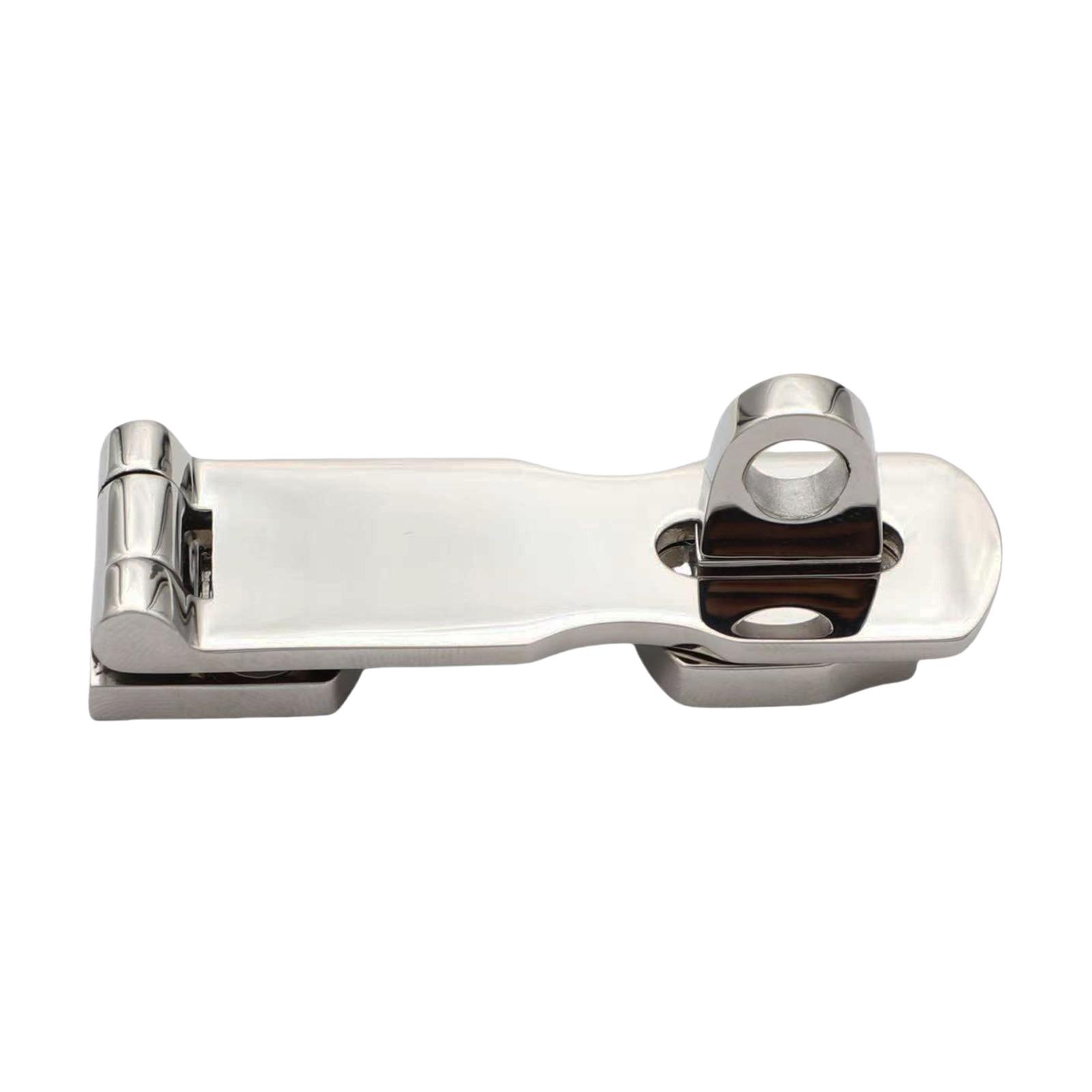 316 Stainless Steel Door Hasps with Turning Padlock Eye Mount Heavy Duty Rustproof Easy Installation Swivel Safety Hasp 1
316 Stainless Steel Door Hasps with Turning Padlock Eye Mount Heavy Duty Rustproof Easy Installation Swivel Safety Hasp 1