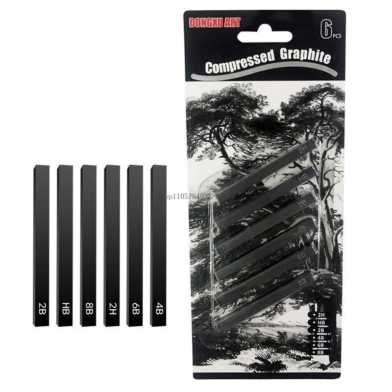 6pcs Sketch Carbon Square Strip Set Water Soluble Color Charcoal Bars Art Painting Details Coloring Graffiti Stick Art Supplies 6pcs set-02
6pcs Sketch Carbon Square Strip Set Water Soluble Color Charcoal Bars Art Painting Details Coloring Graffiti Stick Art Supplies 6pcs set-02