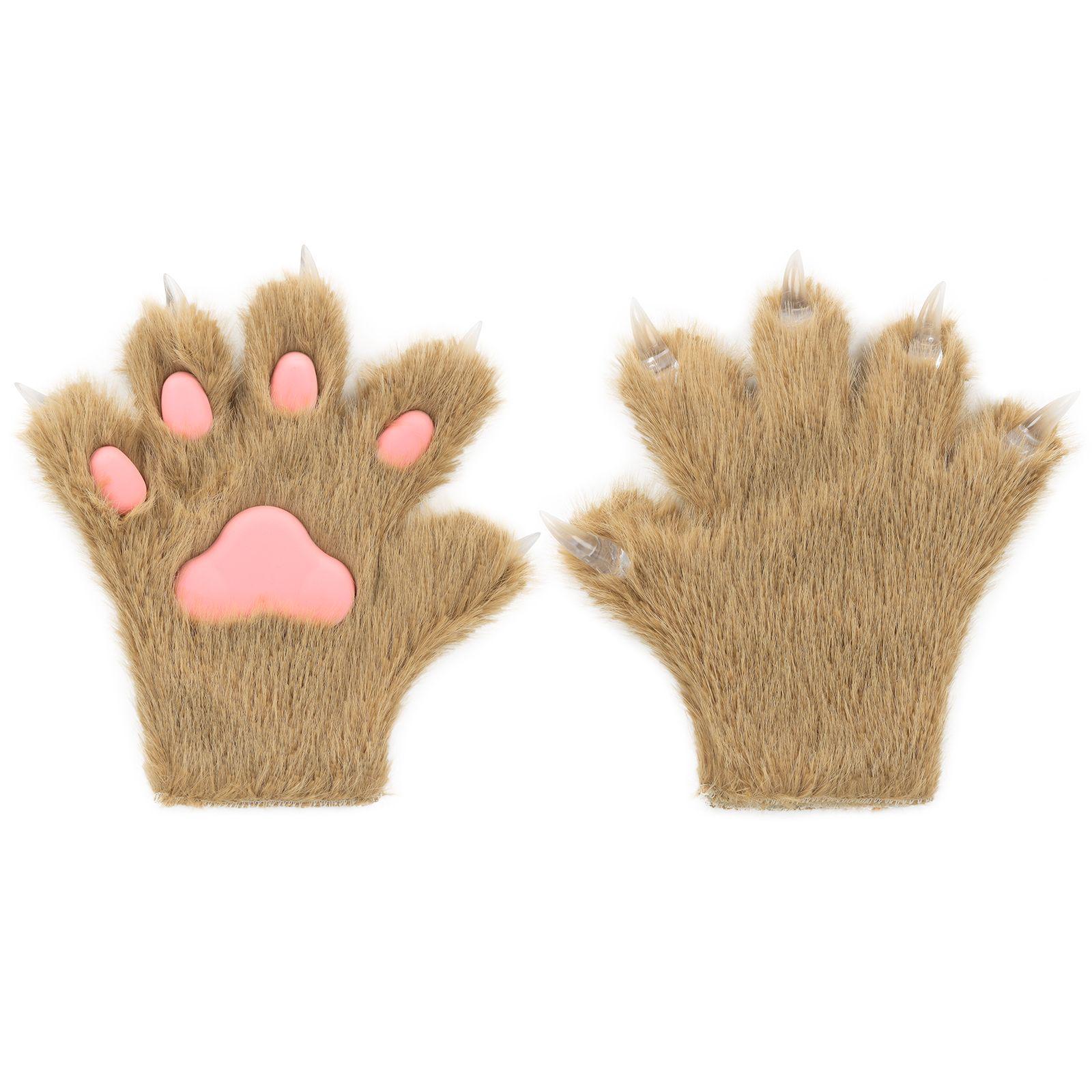 Furry Fur Cat Wolf Fox Dog Paws Claws Cosplay Gloves Mittens Hands Costume Cosplay Kig Prop Halloween Christmas For Kids Gift One Size
Furry Fur Cat Wolf Fox Dog Paws Claws Cosplay Gloves Mittens Hands Costume Cosplay Kig Prop Halloween Christmas For Kids Gift One Size
