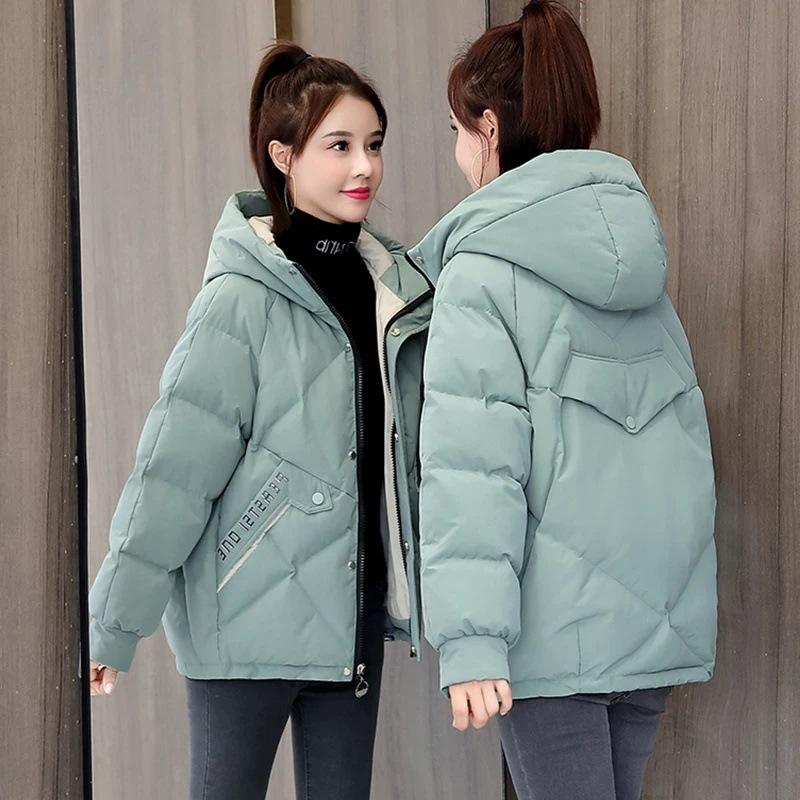 Korean Style Loose Hooded Printed Fashionable Cotton-padded Jacket for Women XS зелёный
Korean Style Loose Hooded Printed Fashionable Cotton-padded Jacket for Women XS зелёный